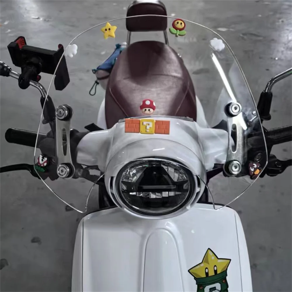 

For KYMCO NEW MANY 125 modification windshield front windshield front windshield panel chest protector rain shield accessories
