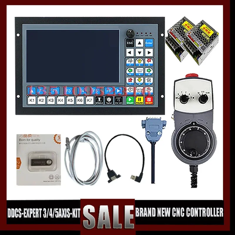 Newly Upgraded Cnc Offline Ddcs-Expert/M350 3/4/5 Axes Support Closed Loop Stepper/Atc Controller To Replace Ddcsv3.1