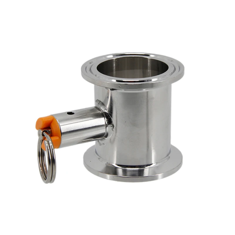 1.5 Inch Tri Clamp Cornelius Type Pressure Relief Valve (PRV) Tube 17/35PSI Homebrew Dry Hopper Parts Conical Accessories