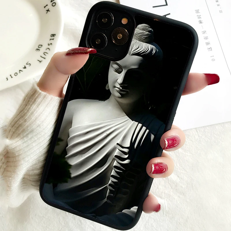 5 5S SE 2020 Phone Cover Case for iPhone 6 6S 7 8 PLUS X XS XR 11 12 13 MINI 14 PRO MAX Rubber Gautama Buddha Budha Rubber