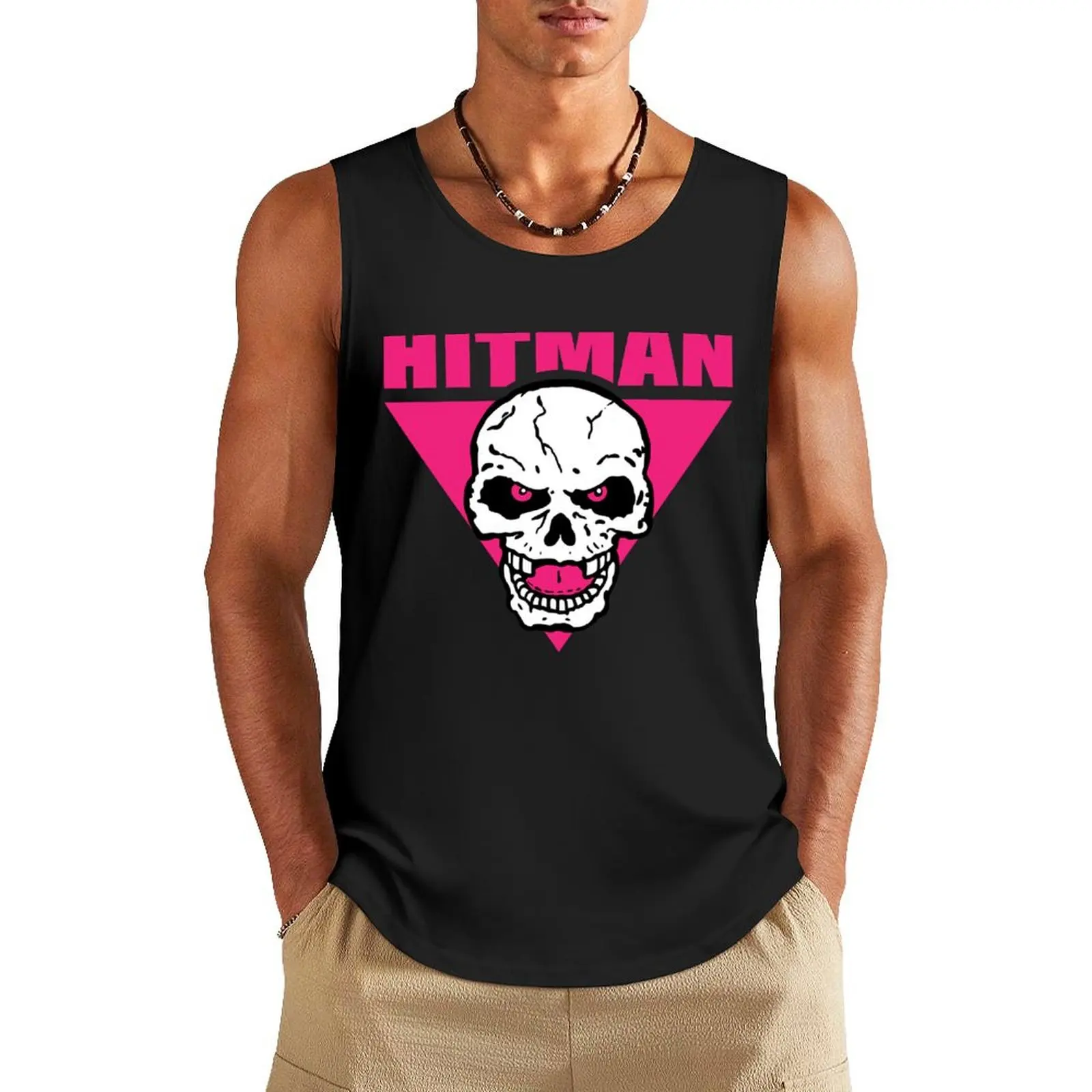 

TRIANGLE (2) Tank Top sleeveless vest men gym t-shirts