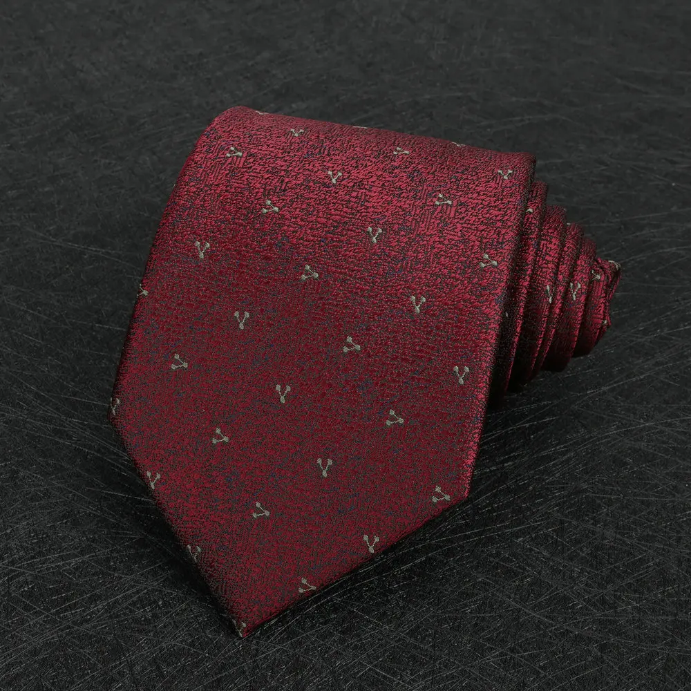 2025 neue Ankunft Braun Krawatte Männer Business Formal Gestreiften Retro Krawatten 8 cm Weiß Grün Polka Dot Krawatte Smoking hochzeit Krawatte – Detail 9