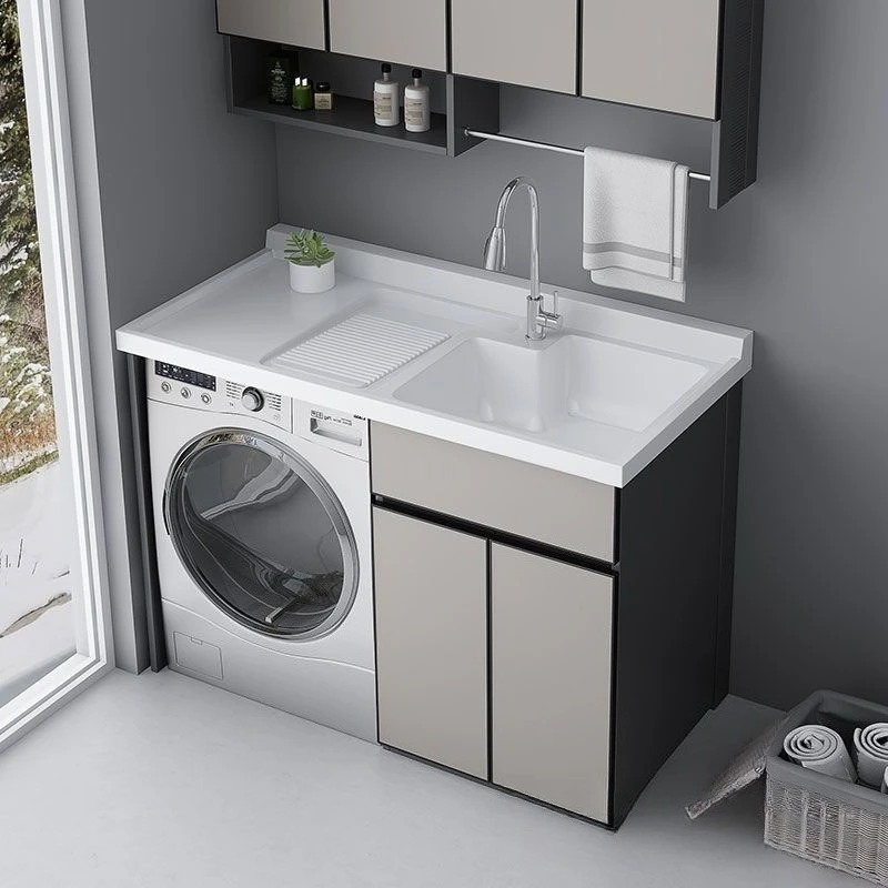 

Космические алюминиевые шкафы для ванной комнаты, кухонные шкафы для хранения вещей, роскошные шкафы для ванной комнаты в стиле ретро, балкон, мебель для дома Gabinetti Lsxyg