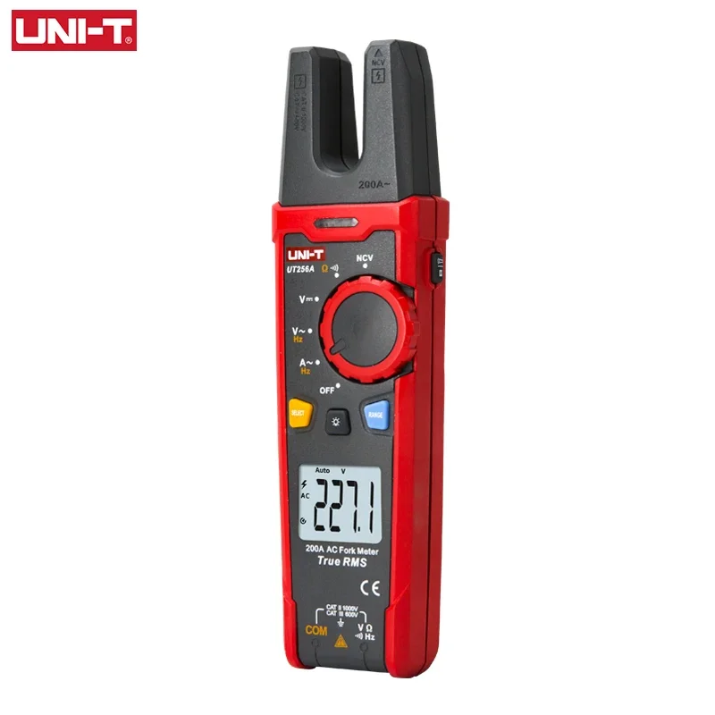 UNI-T UT256A Digital Clamp Meter 200A AC Pliers Ammeter True RMS Amperometric Clamp Voltage Frequency Tester