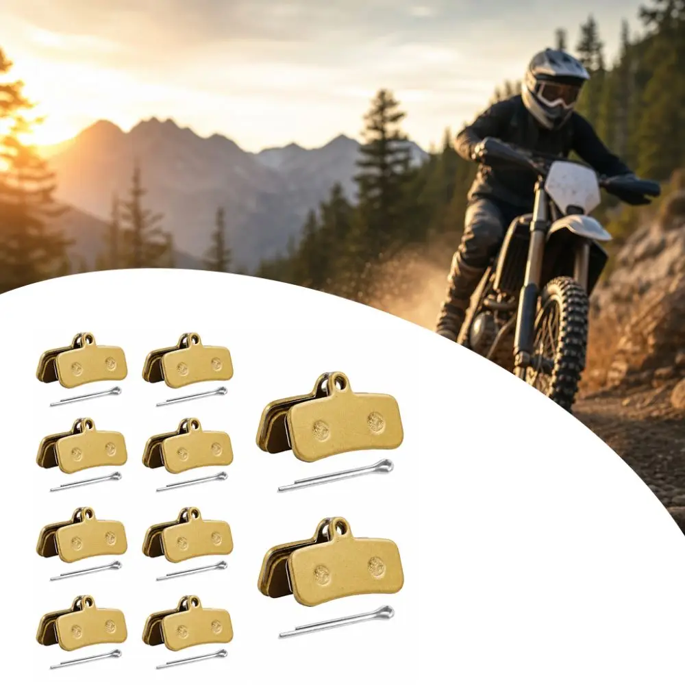 

10 Pairs Front & Rear Brake Pads Electric Dirt Bike Pads for Surron Light Bee X S/ Segway X160 X260/ Talaria Sting R MX3 MX4