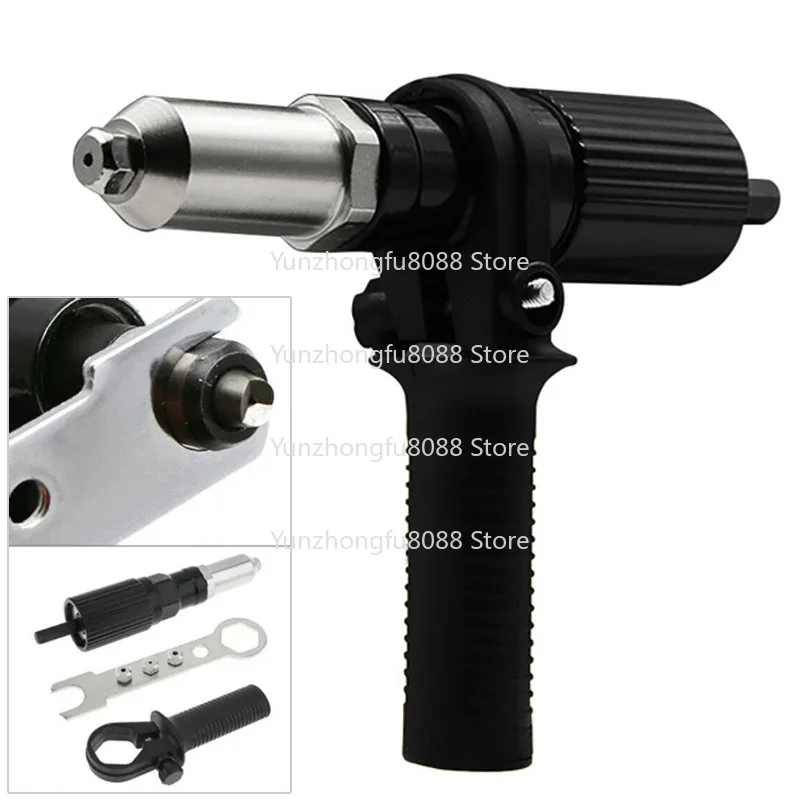 

Электрический заклепочный пистолет 2,4 мм-4,8 мм, пистолет для заклепок и гаек, адаптер для дрели, беспроводной клепальный инструмент