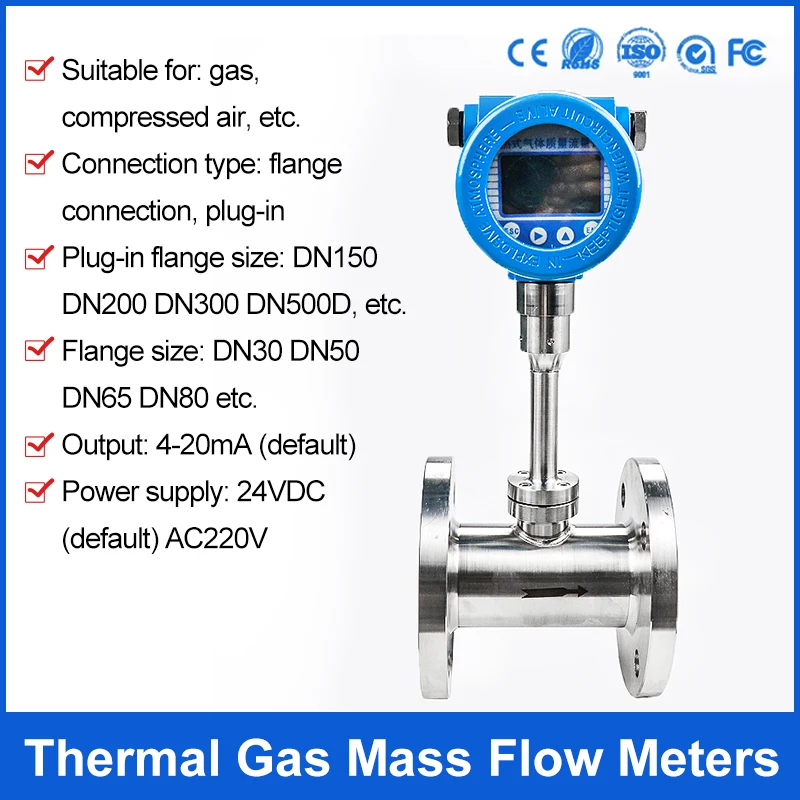 Stainless Steel Explosion-Proof Thermal gas mass flowmeter Made In China