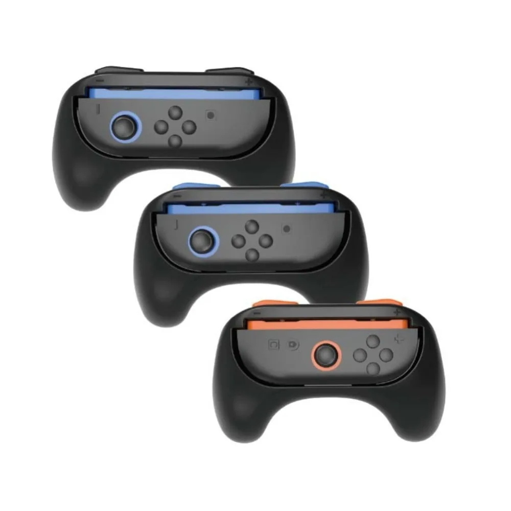 قطعتان من غطاء حماية متوافق مع قبضة اليد الاحترافية لجهاز نينتندو سويتش 2 Joy-Con