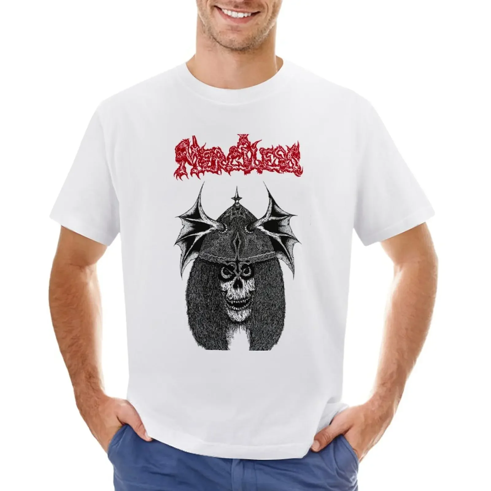 Merciless The Awakening Skullface T-Shirt customizeds blacks mens t shirts pack