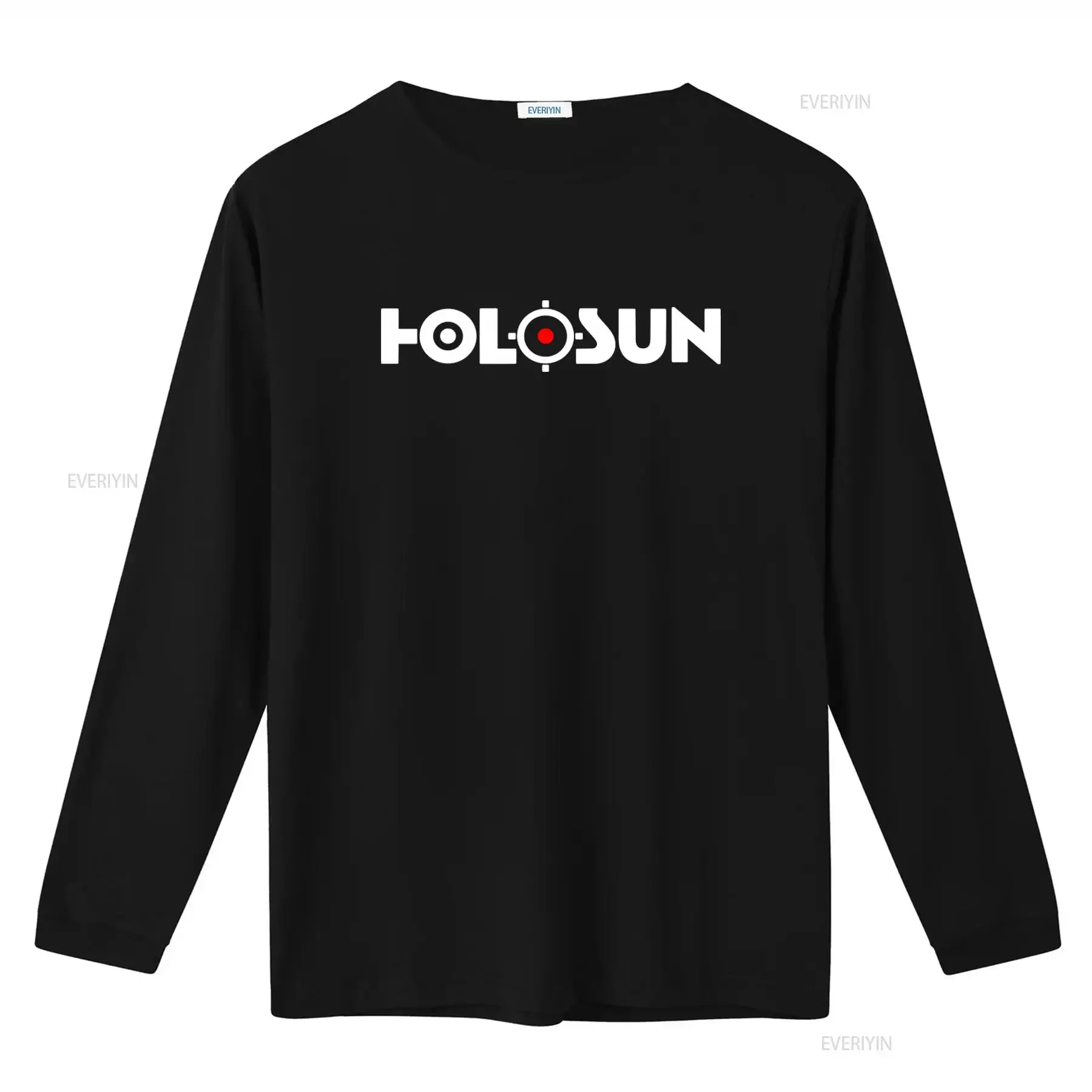 Holosun Optics Laser Red Dot Pistol Guns Logo Black T Shirt for Size S 5XL vintage Washed Casual Comfortable fashion