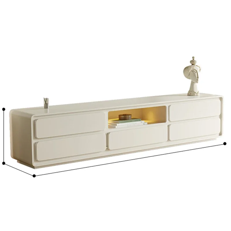 Holder Wood Tv Stand Cabinet Nordic Console Accessories Minimalist Tv Stand Cabinet Hotel White Stojaki Telewizyjne Decorations image 6