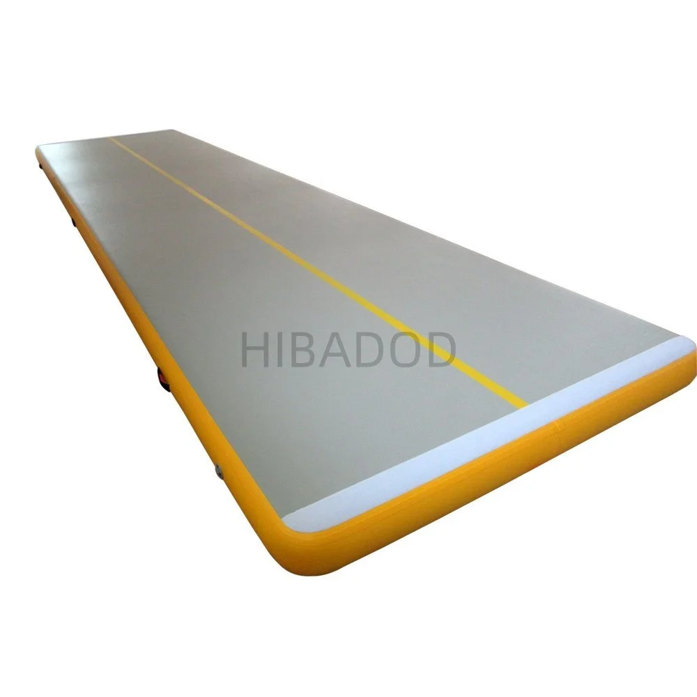 Inflatable Air Gymnastics Mat 6x1m Gymnastics Track Training Mats Inflatable Air Gymnastics Tumbling Mat with Pump