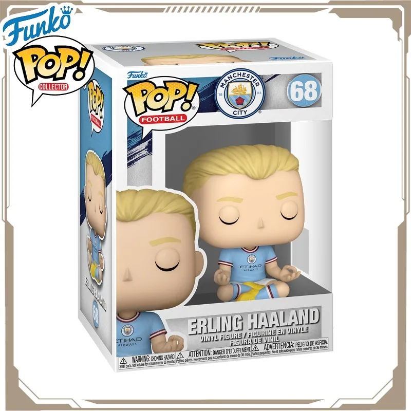 Funko POP الأصلي لكرة القدم أنيمي الشكل إيرونغ هالاند ألعاب شخصيات الحركة للبنين بنات أطفال هدية تحصيل نموذج الحلي #5