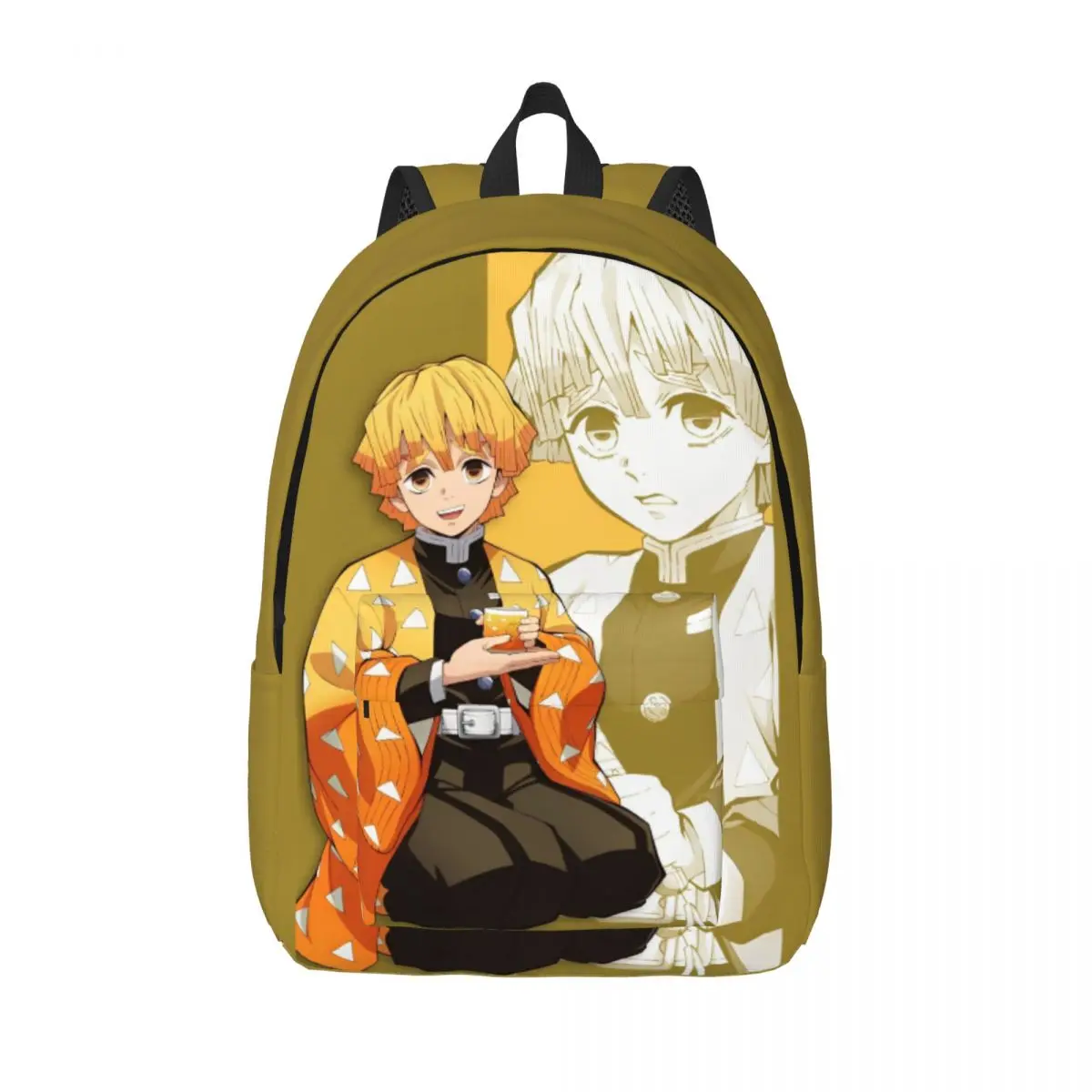 Demon Slayer for Men Women Student School Bookbag Zenitsu Anime Daypack Middle High College Hiking