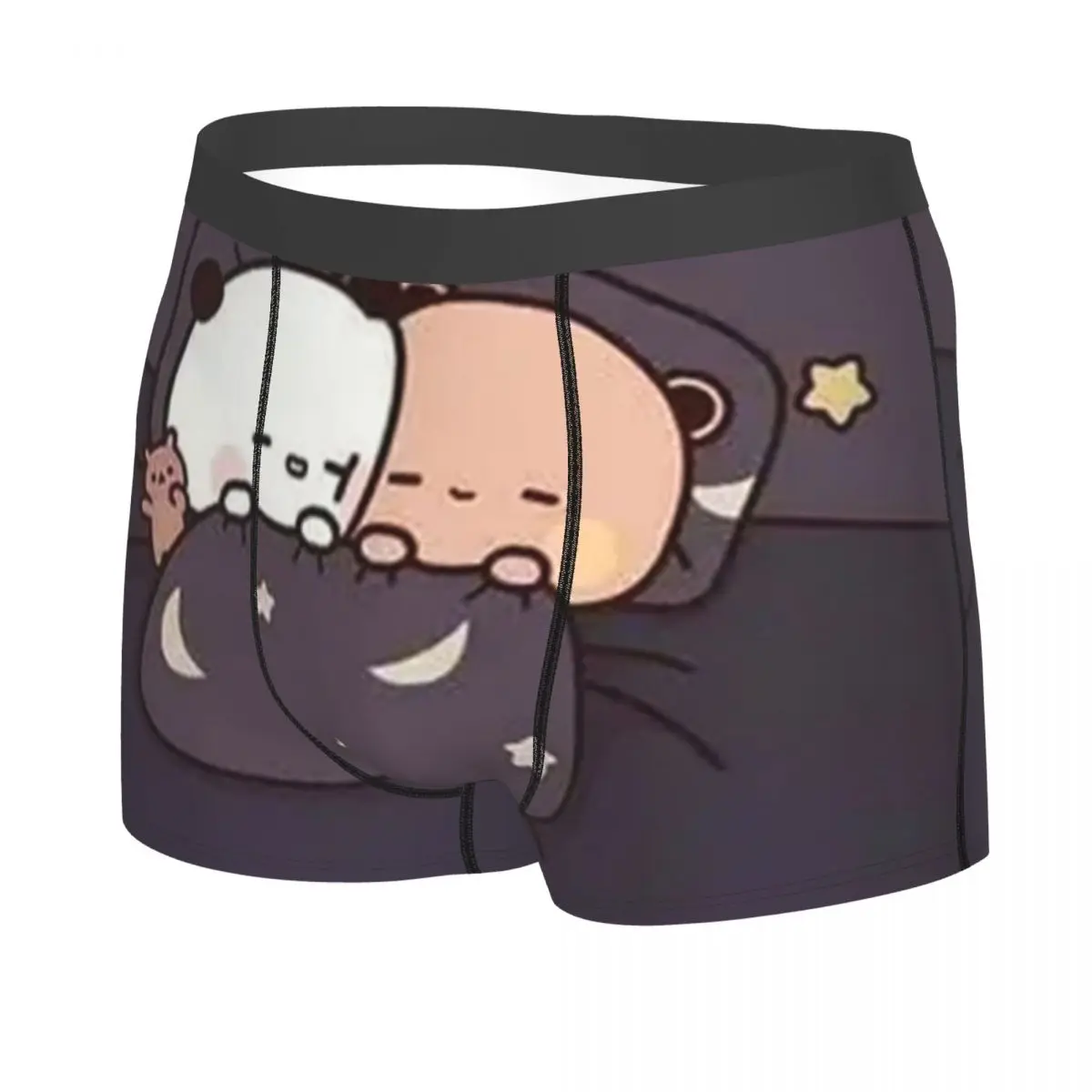 Cub Sleeping Man\'s Boxer Briefs Bubu Dudu Cartoon Highly Breathable Underwear High Quality Print Shorts Birthday Gifts