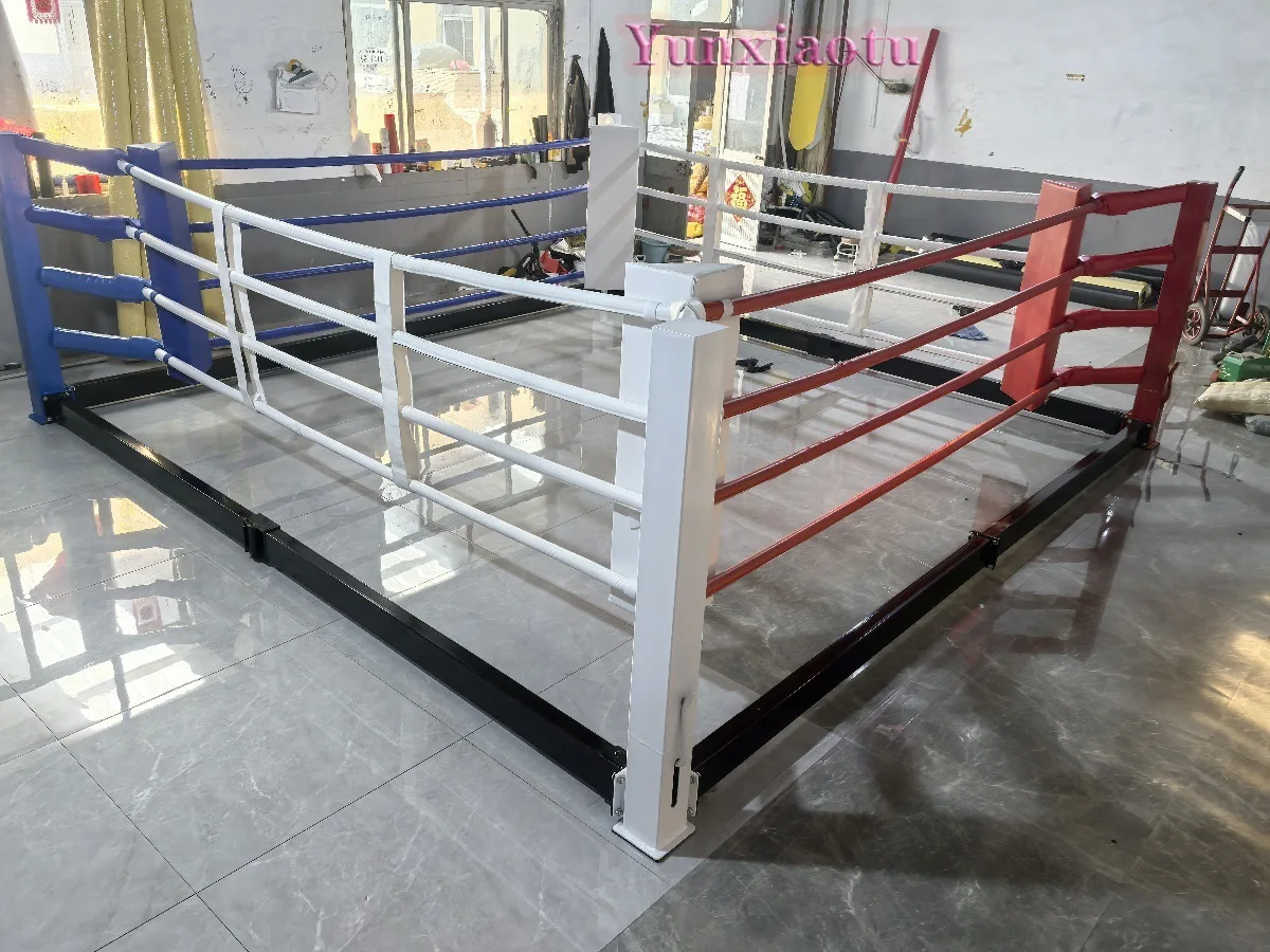 Popular Folding Boxing Ring Quick Storage Space Saving Installation Convenient Super Load Bearings movable FOLDABLE BOXING RING