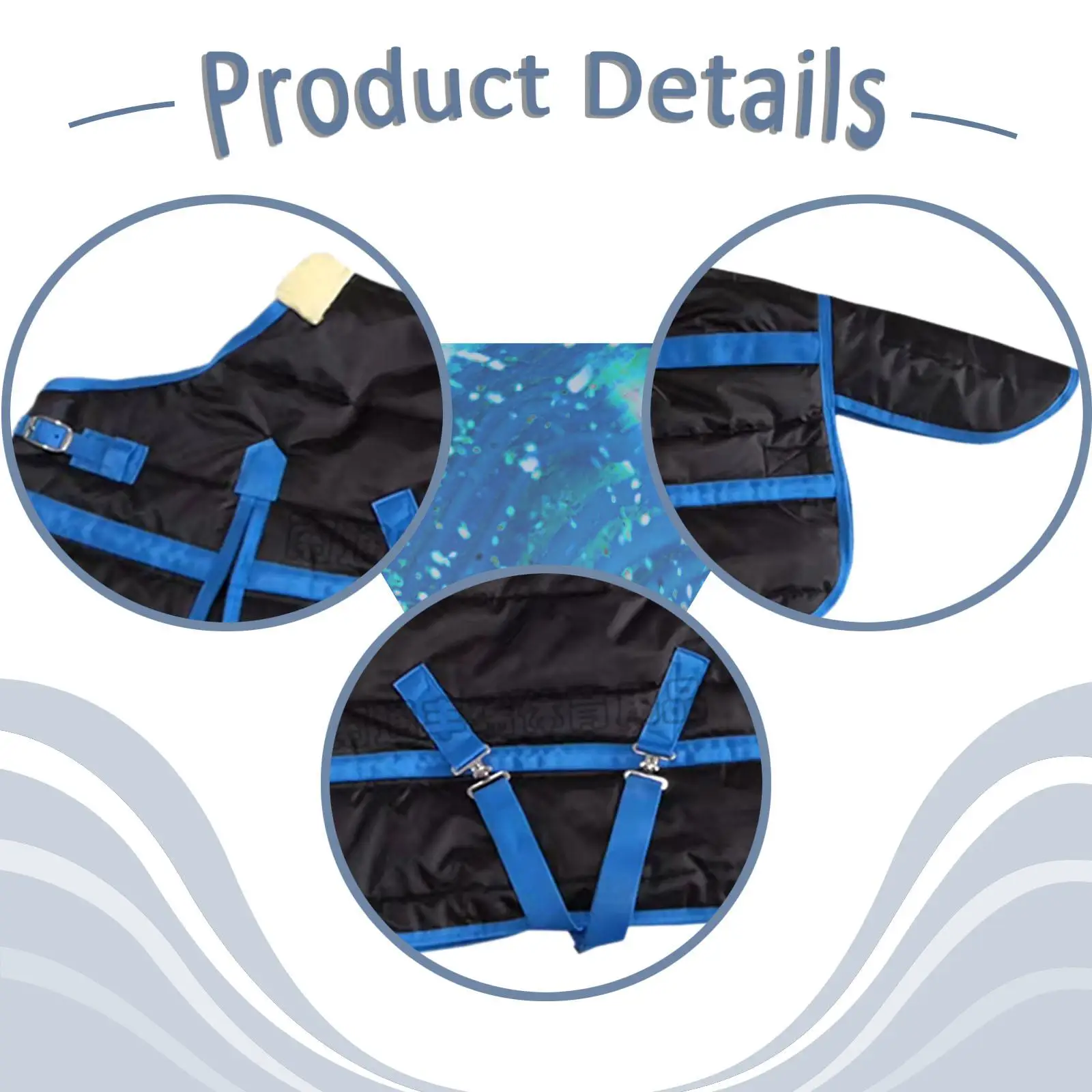 بطانية حصان مقاومة للاهتراء ومقاومة للرياح، ملابس عملية لحماية الخيل #4