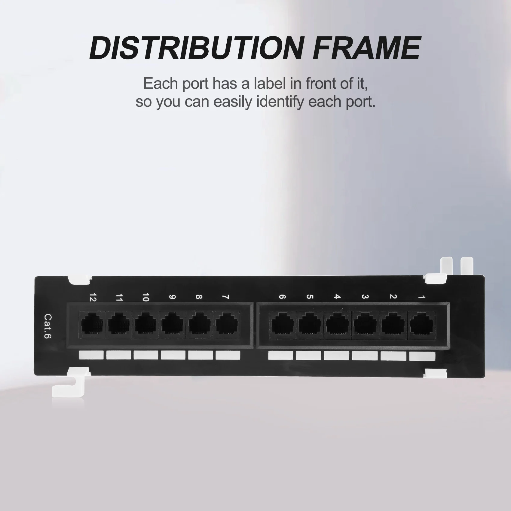 

Новинка! Набор сетевых инструментов, 12-портовая патч-панель Cat6 Rj45, сетевой настенный кронштейн для монтажа в стойку