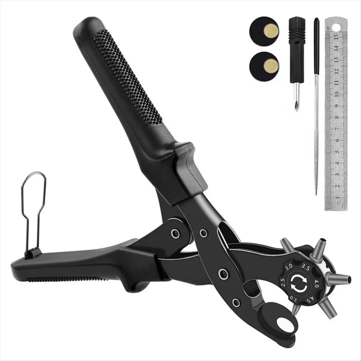 Budget-Friendly-Belt Punch Multifunctional Punching Pliers Belt Pants Belt Watch Belt Eyelet Punching Pliers Factory Punching
