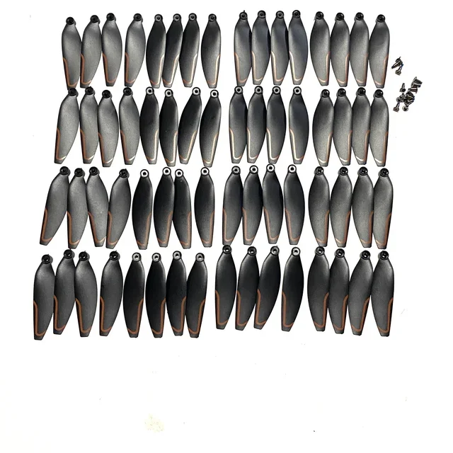 Spare Parts Blade Propeller 64PCS for LSRC LS-S1S Drone S1S Mini Foldable Brushless RC Quadcopter Props Blades Propellers Maple