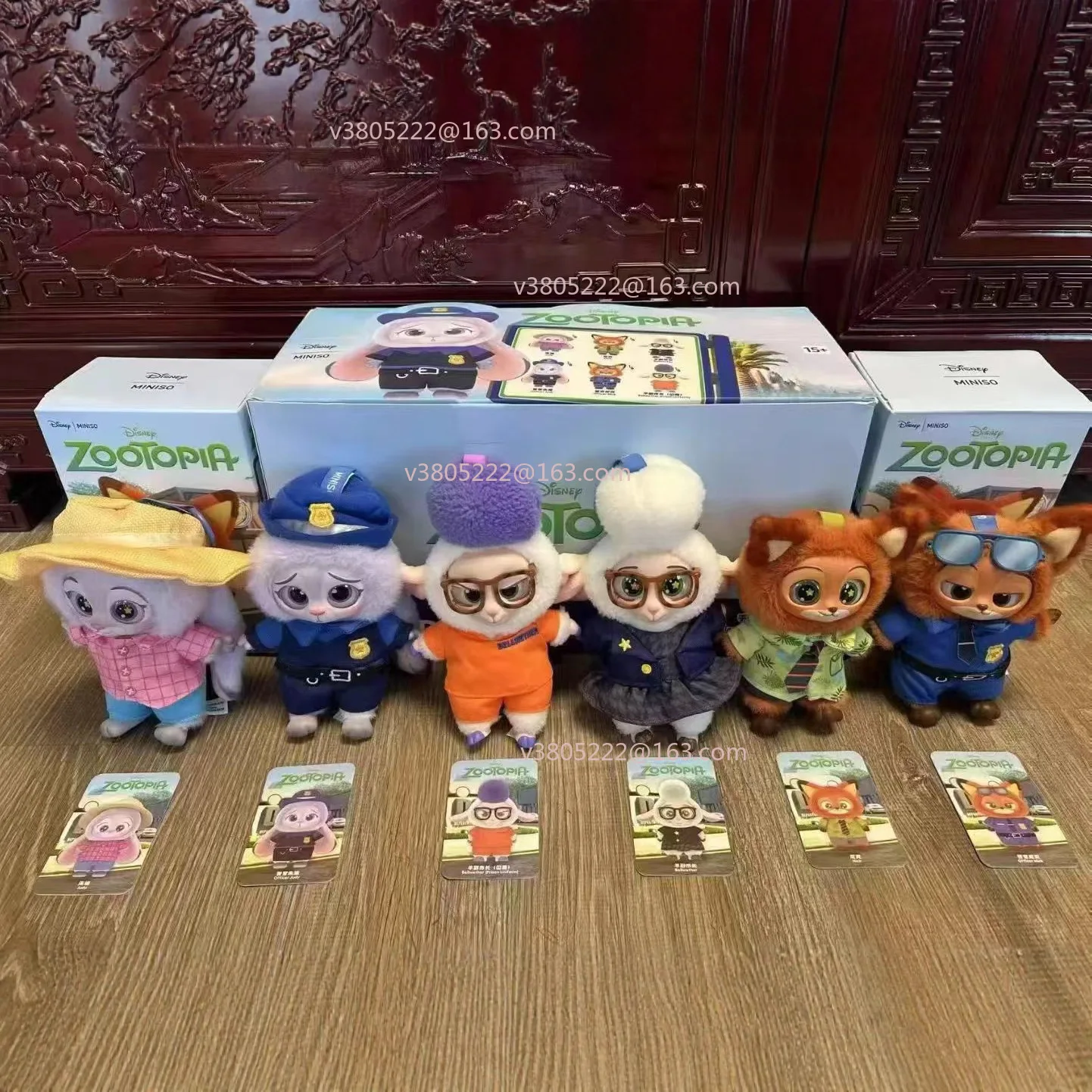 2025 Zootopia Series Plush Toy Hanging Decoration Blind Box Crazy Animal City Thematic Collectible Souvenirs Soft Dolls for Kids