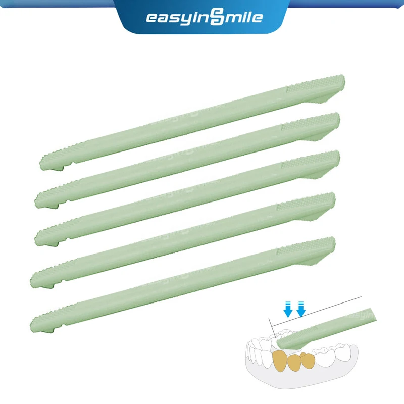 

5pcs Easyinsmile Dental Bite Stick Bar Plastic Pusher Inlay Crown Bridge Setter Dentistry Orthodontic Tools