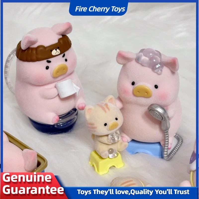 

Genuine Lulu Pig Blind Box Associated Daily Surprise Bag Cute Piggy Anime Figure Doll Room Ornament Collection Model Toys Gifts