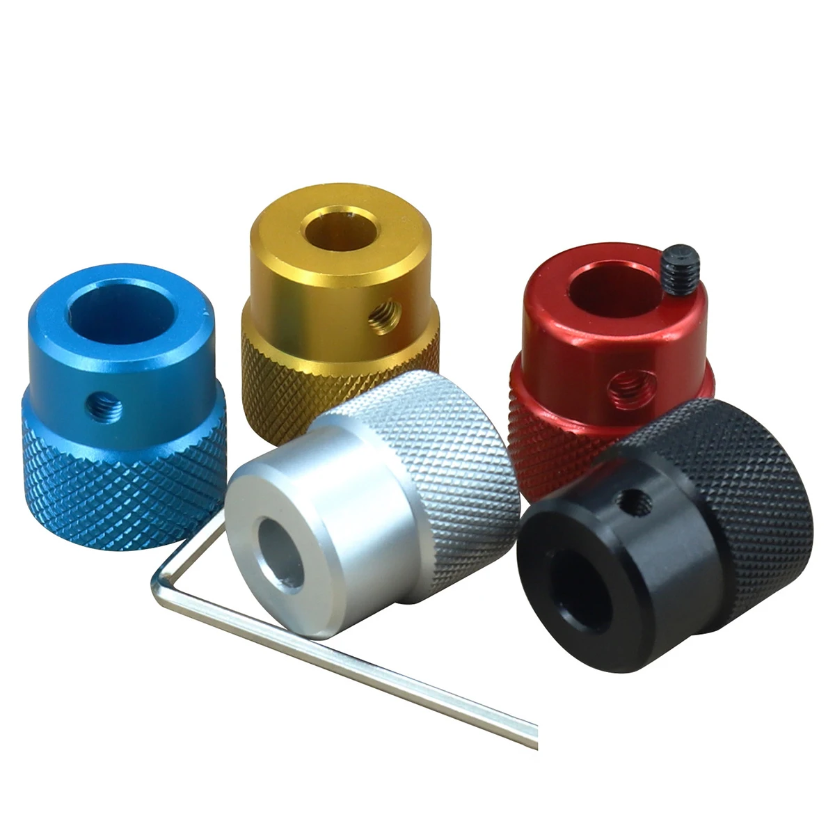 Aluminum Alloy Diameter 20mm CNC Knurling Sliding Table Screw Rod Knob Crank Rotating Handle Embossed Stepper Motor Hand Wheel