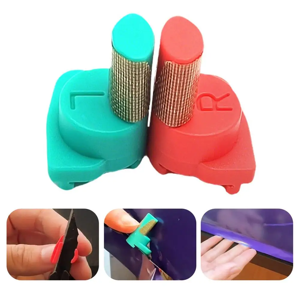 1/2 Paires d'Outils de Précision pour la Découpe de Films de Protection de Voiture et de Films Graphiques, Guide de Coupe pour Couteau Utilitaire 9mm, Accessoire de Trimmer