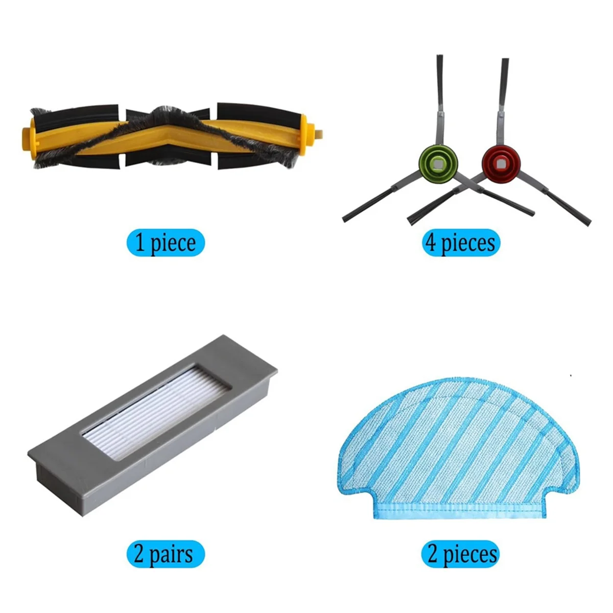 For Yeedi Vac 2 Pro, Vac Max, Vac Hybrid, Vac Station, for Ecovacs N8/T5/DJ65/DX55 Robot Vacuum Cleaner Accessories