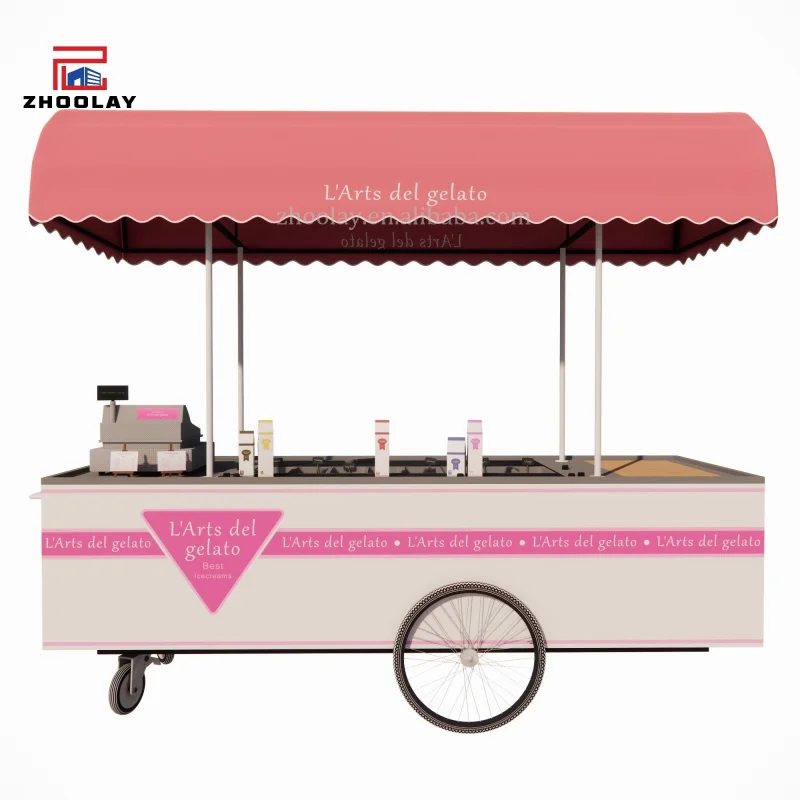 custom.Stall Shop Stand Portable Food Snack Sales Cart Trade Show Kiosk Community Streets Food Mobile Business Shop