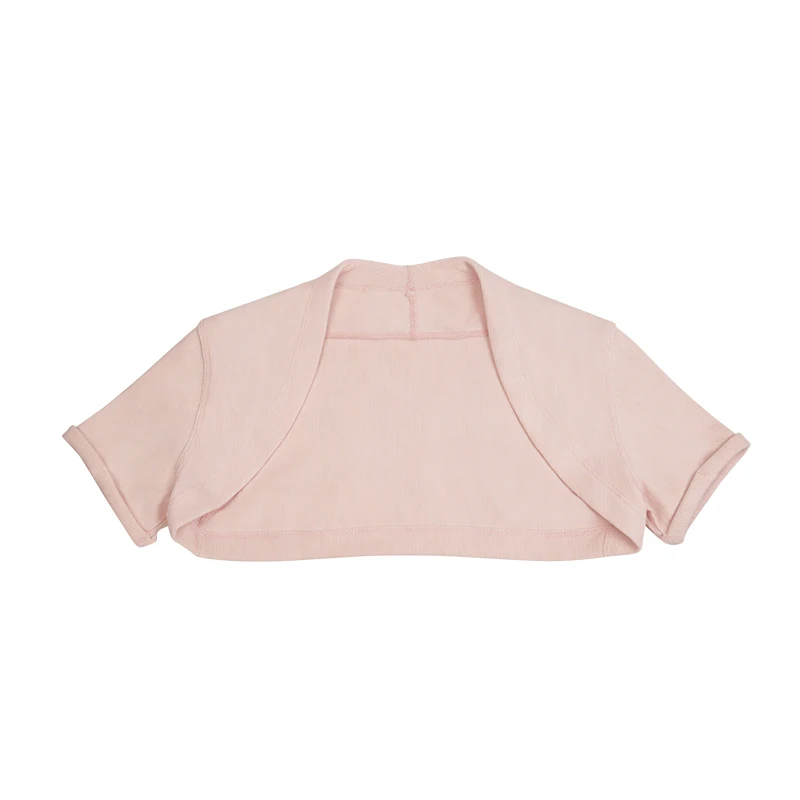 New Summer Soft Pink Short Sleeve Pad Practice Kung Fu Vest Ballet Cardigan Dance Shoulder Shrug view 6