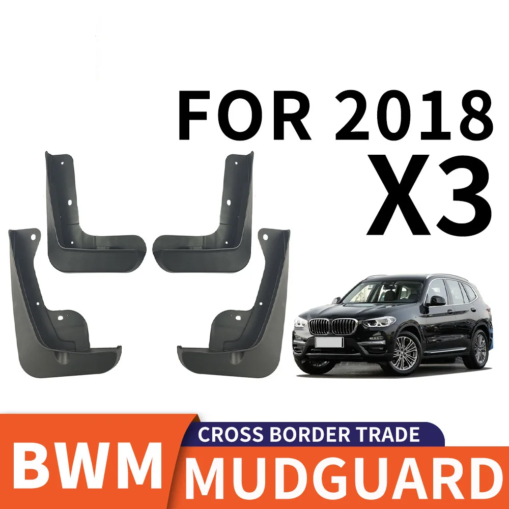 

For 2018 BMW x3 car modified tire mudguard,mudguard Mudflaps Front Rear Flares Splash Guards Cover Car Accessoie