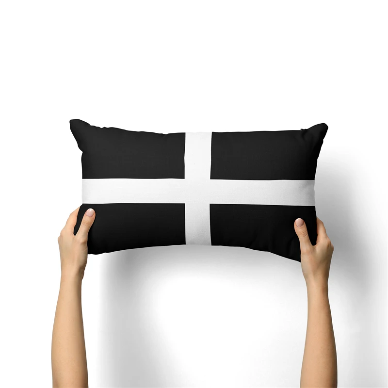 Gaslight Gatekeep GirlbossKiss Cornwall England Rectangular Throw Pillow Covers Cushion Cases Pillowcases