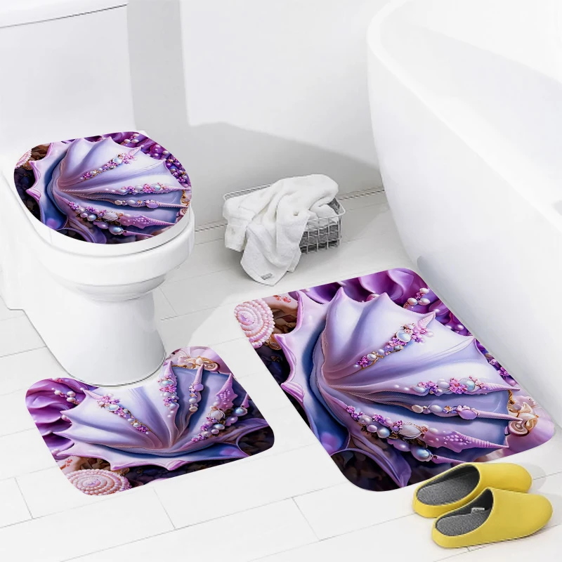 home bathroom floor mats Modern Nordic style Bath Foot mat modern bathroom accessories rug Toilet mat Bathtub anti-slip carpet