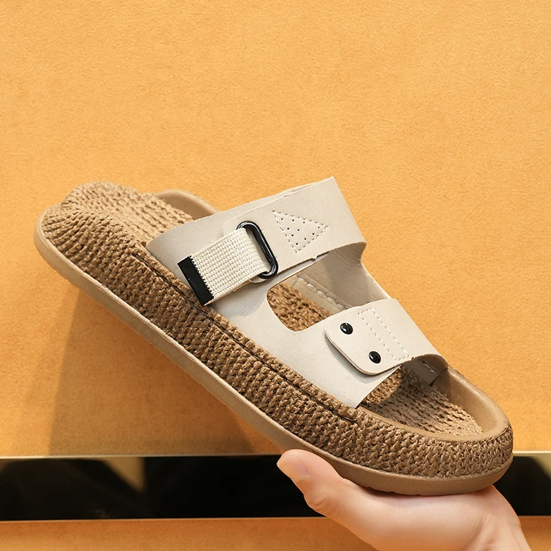 Men's Summer 2026 New Anti-slip Beachwear Thick Bottom Two-use Casual Sandals Breathable Slip-on EVA Material view 3