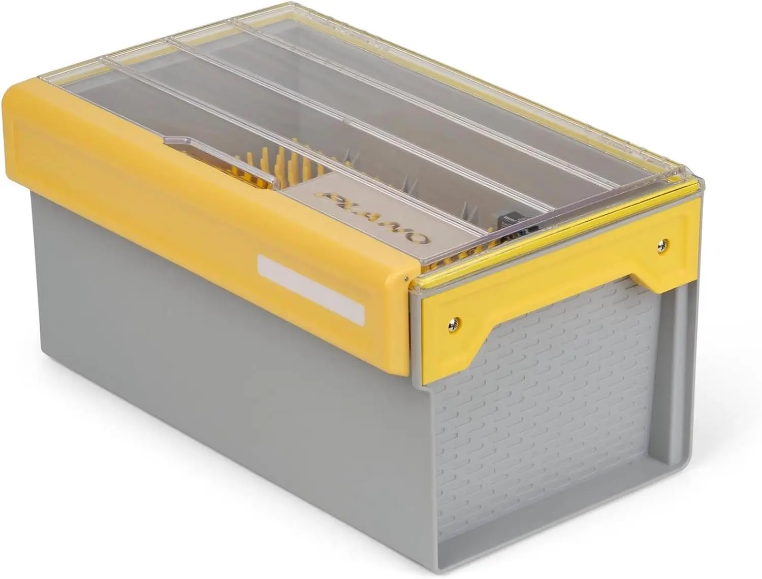 Edge Master Crankbait XL Tackle Storage | Premium Tackle Organization with Rust Prevention, Clear/Yellow