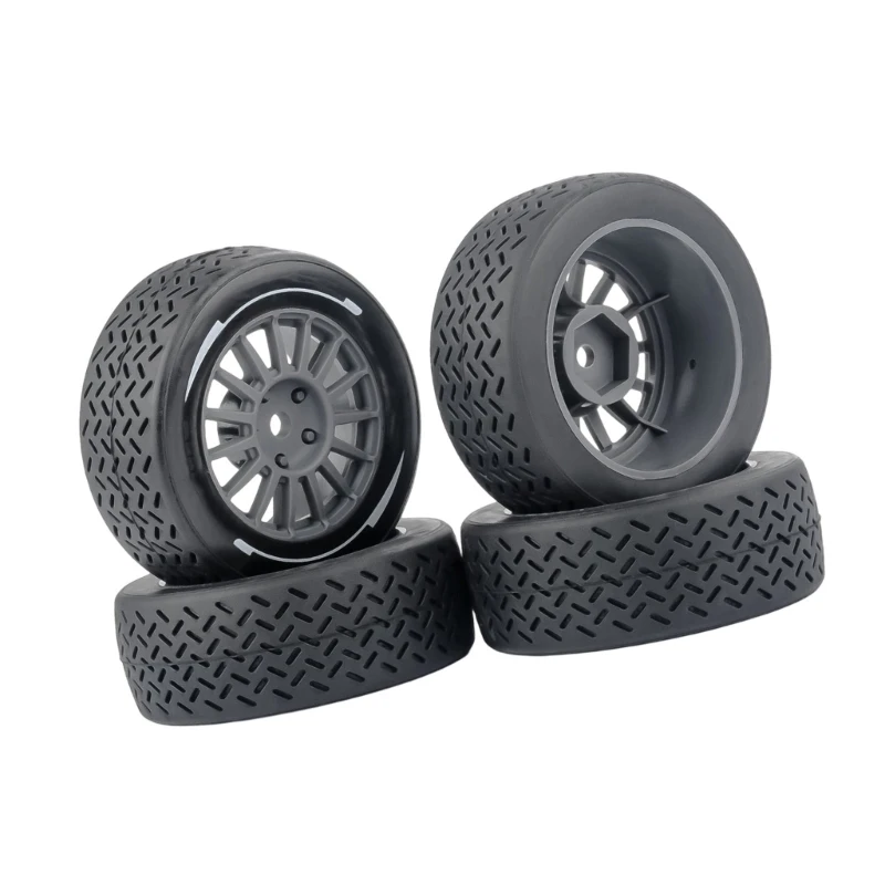 Remote Control Car Tire Wheel Set with Rally Easy to Use for Practice Use 15UB
