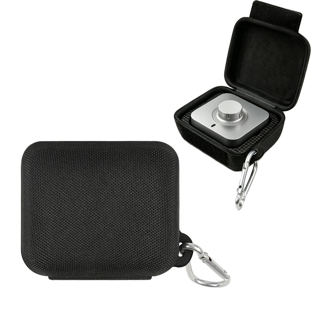 For Oura Ring 4 Charging Dock & Case Carry Pouch Hard Shell Shockproof Oxford Water-Repellent Durable Hook Portable Anti-Scratch