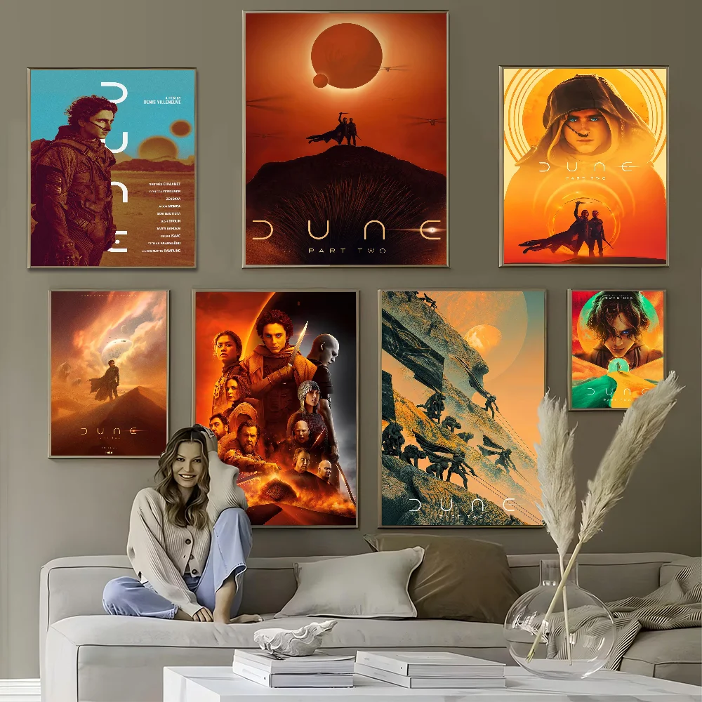 Movie Dune Good Quality Prints And Posters Vintage Room Home Bar Cafe Decor Aesthetic Art Wall Painting