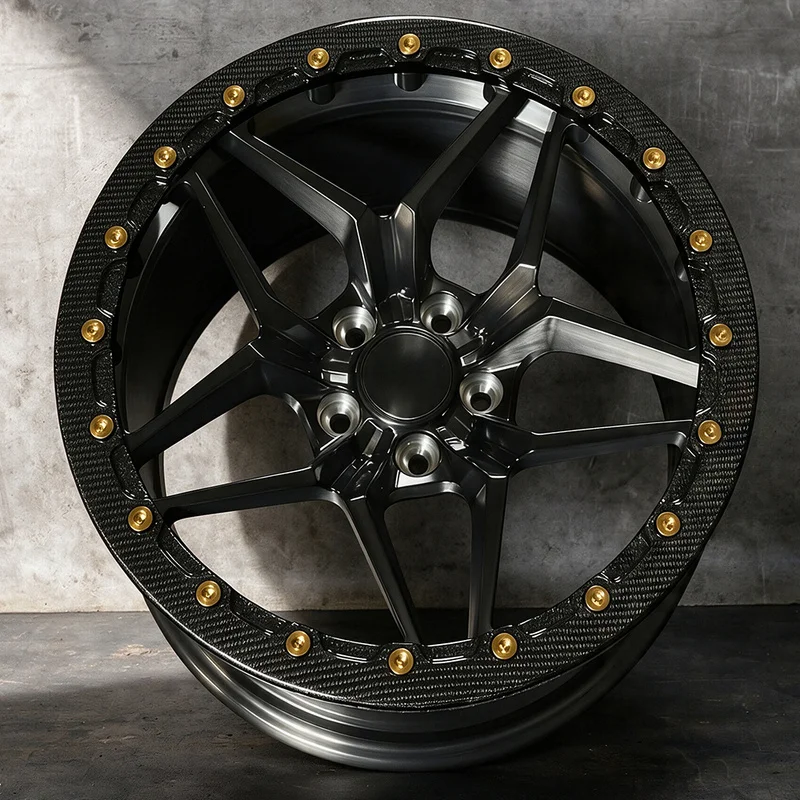 High Quality Luxury Custom Carbon Fiber Car Rims 15 17 18 19 20 21 22 23 24 26 Inch 5x114.3 5x120 5x130