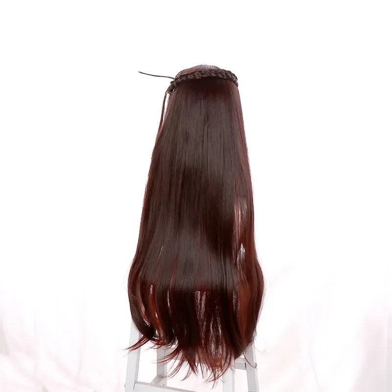 

CyMizuhara Chizuru Cosplay Wig Brown Red Synthetic Long Straight Wig Rent-A-Girlfriend Anime Coser High Quality Wig Daily Party