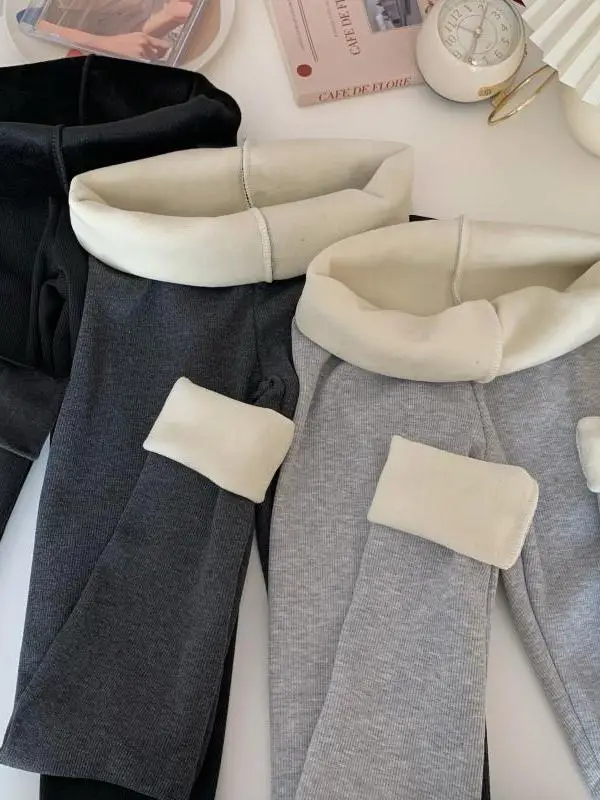 

Женские утепленные леггинсы с начесом, облегающие, для осени и зимы, с узкими штанинами, уютные, от китайского бренда Faionable