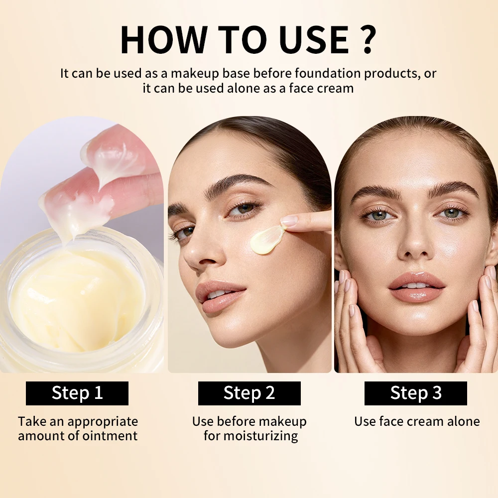 كريم أساس للوجه من Lakerain، مكياج يدوم طويلاً يغذي البشرة، ترطيب عميق بسلاسة، كريم أساس للمسام ناعم لا تشوبه شائبة