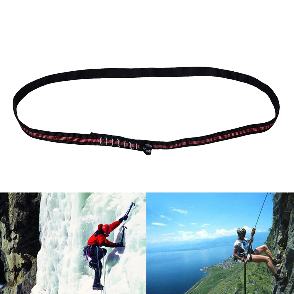 25KN 60cm eslinga de escalada correa de rodamiento refuerzo cuerda cinturón soporte de carga Bandlet