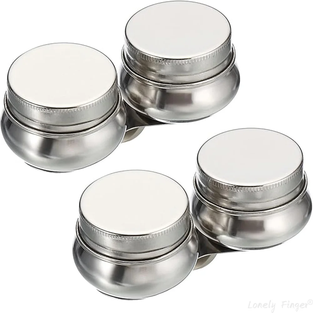 

Чашки для палитры, чашка-контейнер для краски с крышкой и зажимом, двойные ковшочки из нержавеющей стали для масляной живописи, серебро