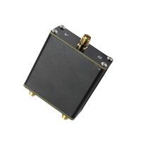 #004X 10W 1-to-2 Antenna Switch for SDR Transceivers, DC-500Mhz RF High Frequency Manual Switch, Portable Radio Switch (Black)