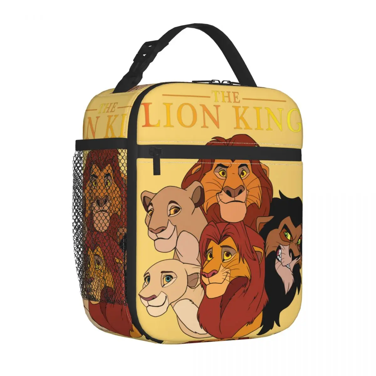 Leakproof Insulated Office Staff Disney｠The Lion King｠Film Bento Box Large Family Portrait Picnic Insulated Case