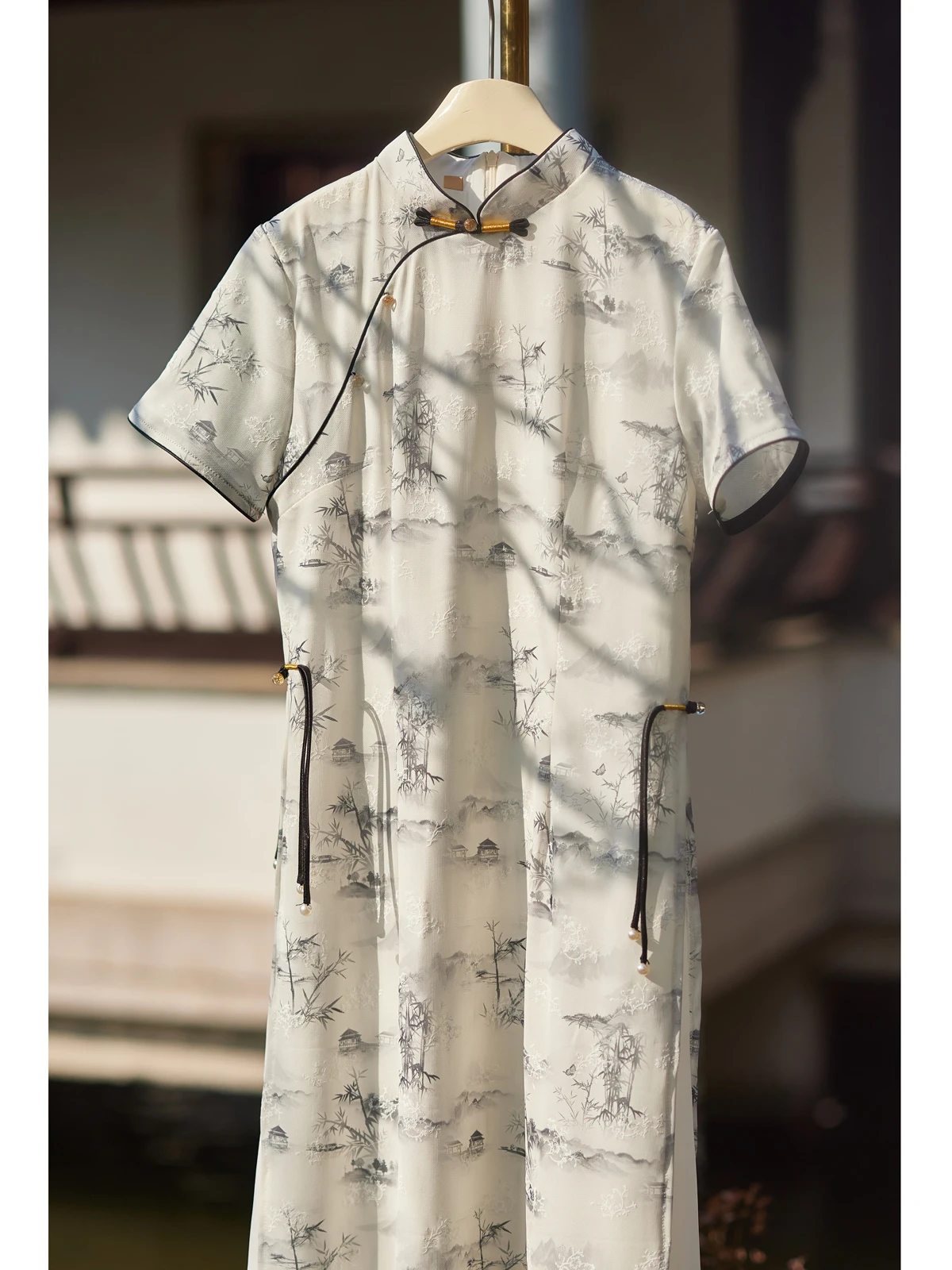 

Новая китайская летняя юбка миди Mu Ran в стиле ретро, простая, маленького размера, цвета пшеничной пшеницы, винтажная