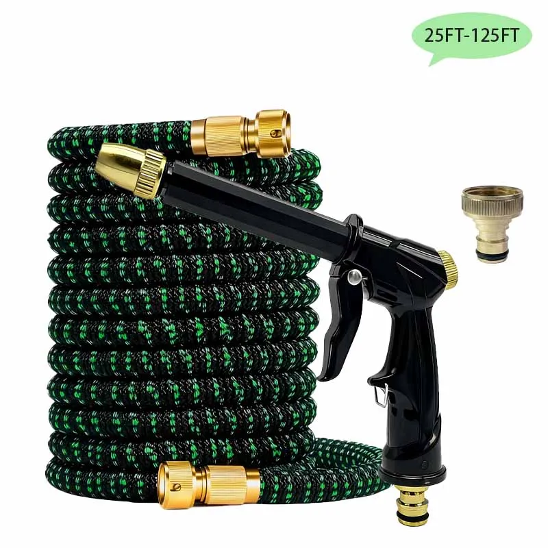 

Portable Garden Flexible Hose Water Gun Used For Cleaning Car Washing Machine Sprinkler Heads, Durable Water Gun With Water Pipe
